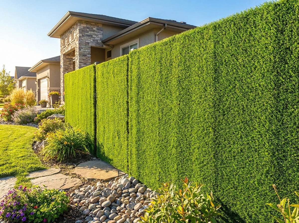 Grass fence